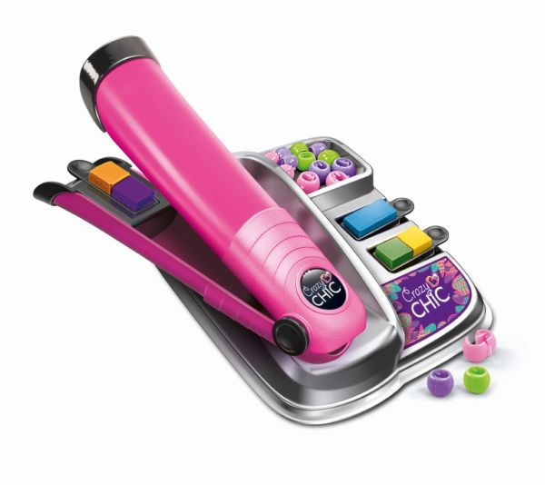 Clementoni Crazy Chic Trendy Hairstyle, Sæt med hårpynt til børn, 6 År, Flerfarvet