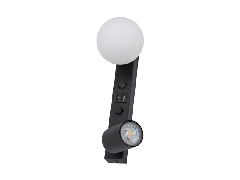 Tk Lighting Lamp Wall Voxgu10 10W + G9 8W Væglampe