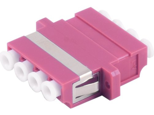Shiverpeaks Bs07-60043, Lc/Lc, Weiblich/Weiblich, Bulkhead, Os1/Os2, Violett, Einzelmodus