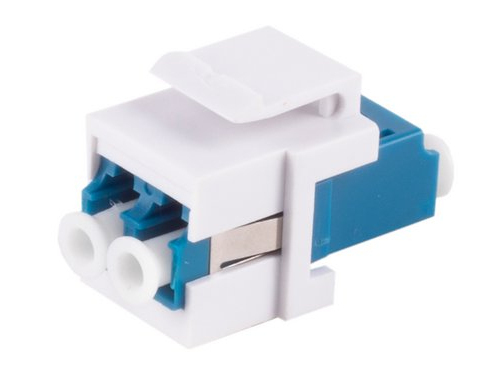 Shiverpeaks Bs08-10200, Lc/Lc, Weiblich/Weiblich, Bulkhead, Os1/Os2, Blau, Einzelmodus