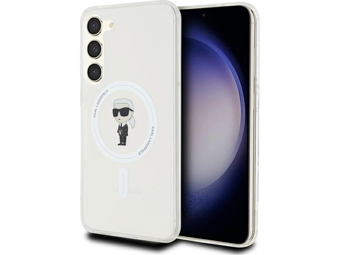 Karl Lagerfeld Fodral Karl Lagerfeld Klhms23mhfcknot Samsung Galaxy S23 Plus Hardcase Iml Ikonik Magsafe Transparent