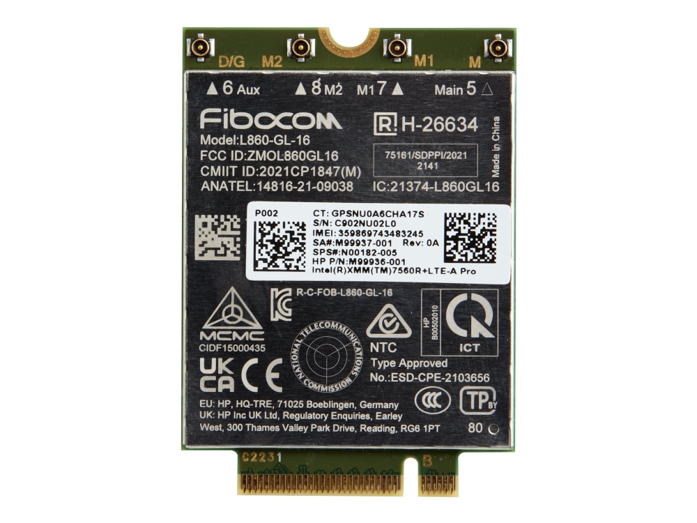 HP - Trådlöst mobilmodem - 5G - för Elite x360 EliteBook 83X G11, 84X G11, 86X G11 ZBook Firefly 14 G11 ZBook Fury 16 G11