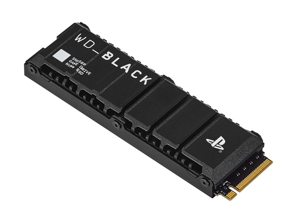 Black Sn850p Wdbbyv0080bnc Wrsn Til Playstation Ssd Intern 2280 Pcie Nvme Integreret Kølelegeme