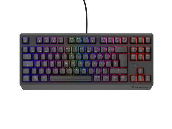 Genesis Thor 230 Tkl, Ledningsført, Usb, Mekanisk, Qwerty, Rgb Led, Sort