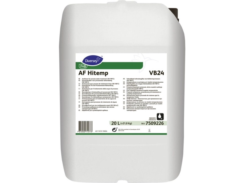 Skumdæmper, Diversey F&B Powerfoam VF4L(a), 20 ltr. uden farve og parfume