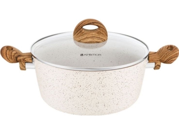 Dajar Ambition Kasserolle Mit Deckel Natur 24 Cm (34145)