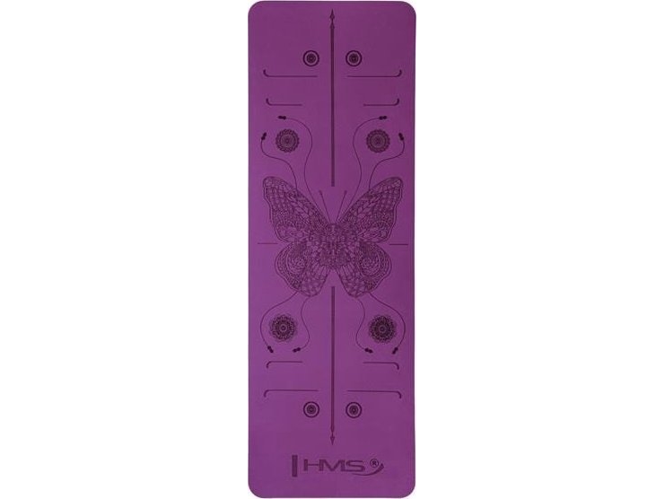 HMS YM10 TPE yogamåtte violet