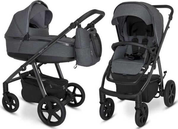 Wózek Espiro WÓZEK ESPIRO NEXT UP CHROME 2w1 607 GRAY SHADES AIR 5906724205583 | Baby & barn - Vagnar - Sittvagn | GameStuff