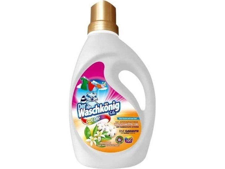 The Washing King Washing King Żel 100p 3l Orange And Cotton Extract Colour Do Prania Lumarko!