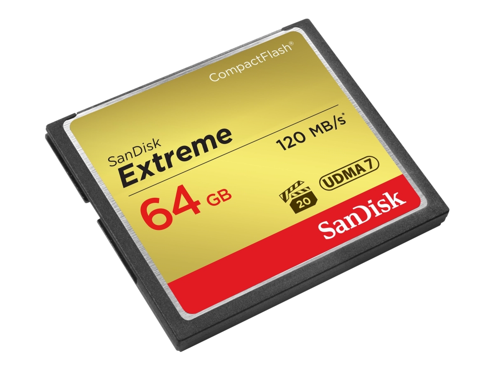 Sandisk Extreme - Flashminnekort - 64 Gb - Compactflash