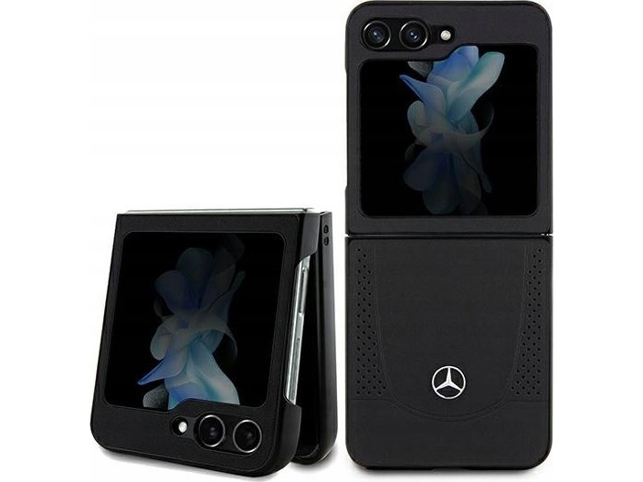 Mercedes Benz Samsung Galaxy Z Flip 5 Mercedes Odinis Dėklas Urban (Mehczf5armbk) Juodos Spalvos