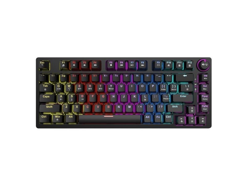 Savio Phenix Wireless Mechanische Tastatur Gateron Red Pro Abs