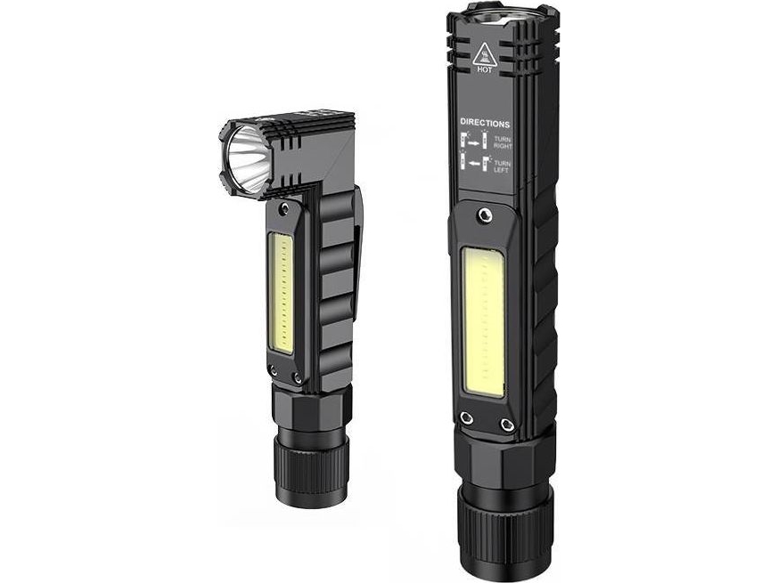 Superfire Taschenlampe Supfire G19 Multifunktions-Taschenlampe, Usb, 500Lm, 200M