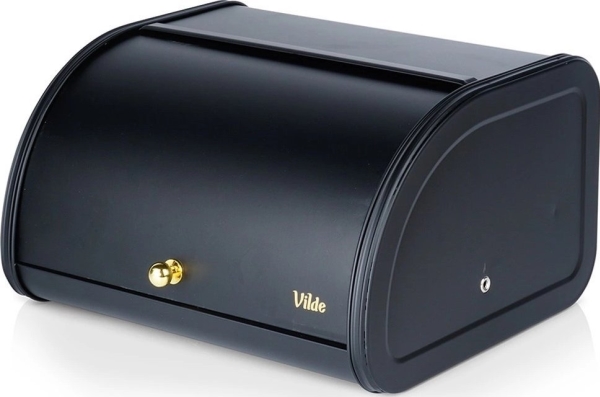 Vilde Brødkasse Metal Brødkasse Sort Solid VILDE 30 x 26,5 x 17,5 cm