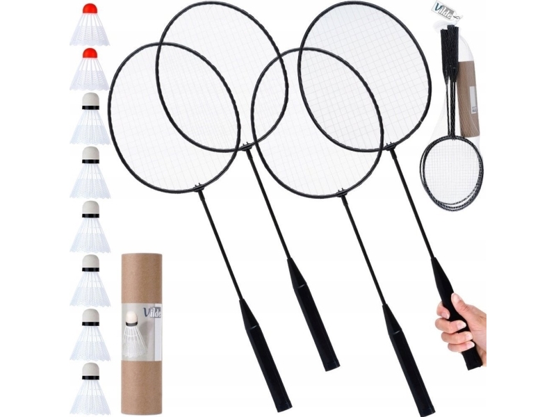Vilde til badmintonketcher Rekreativ VILDE 8 dartpile 61 cm 12 el.
