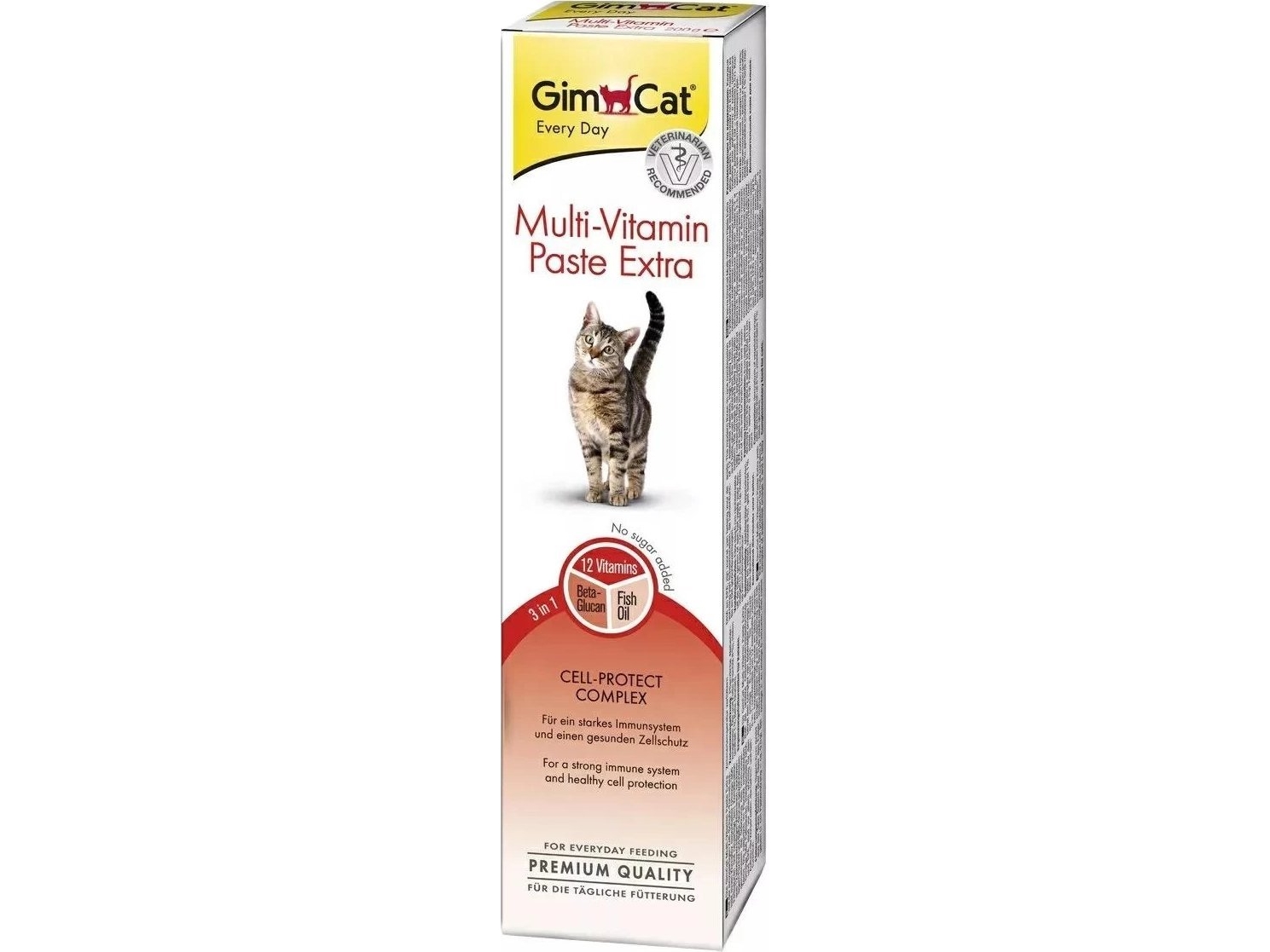 GimCat Multi-Vitamin Paste Extra kattegodbid pasta med fisk 200 g