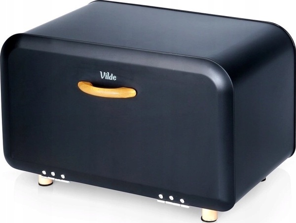 Vilde Brødkasse Metal Sort Solid VILDE 35,5 x 20,5 x 20 cm