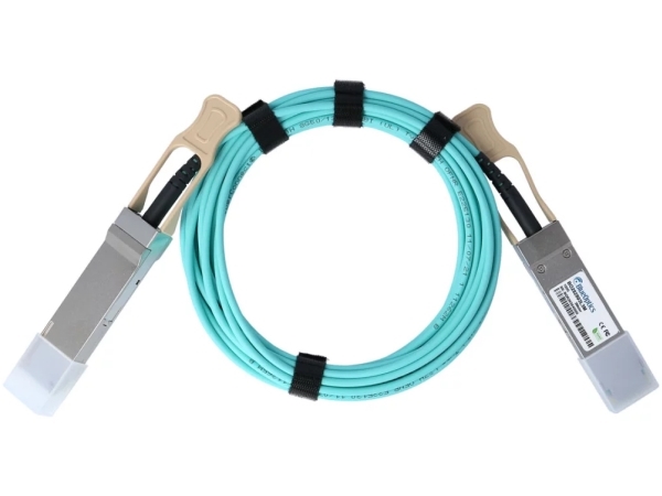 Blueoptics E40g-Qsfp-Qsfp-Aoc-1001-Bo, 10 M, Qsfp, Qsfp, Hankjønn/Hankjønn, Akva, 40 Gbit/S