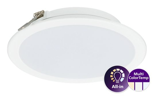 Philips 46443800 Nedtryckbar Spotlight 1 Lampor Led 12 W 6500 K Vit