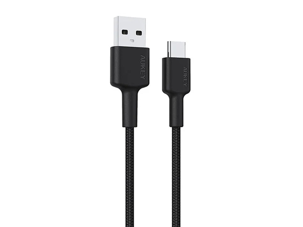Aukey Usb-A - Usb-C Kabel 0,9 M Schwarz (Cb-Cd30 Bk)