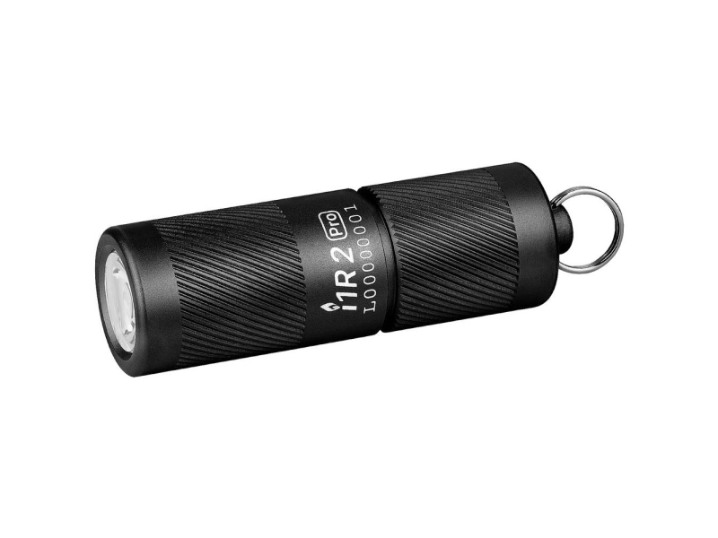 Olight I1R 2 Pro, Nyckelringsficklampa, Svart, Aluminium, Knappar, 1,5 m, IPX8