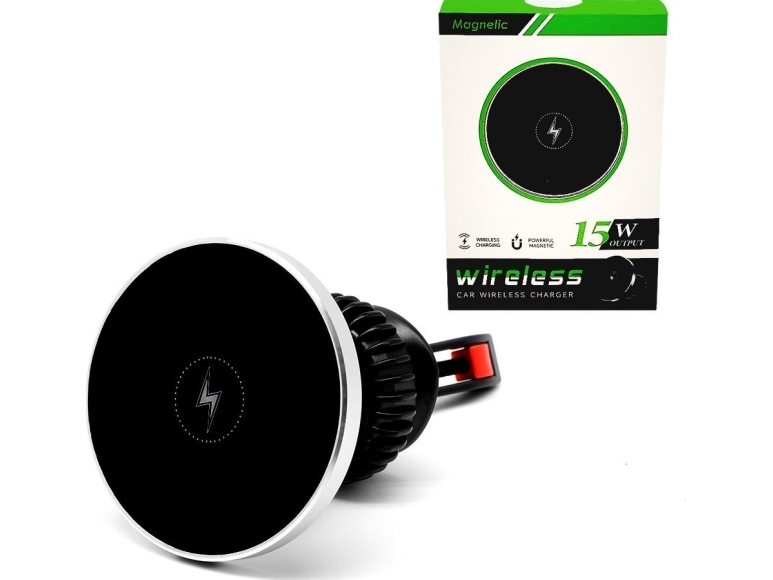 Vega Ecobox Holder Magnetisk Telefonoplader 15W Trådløs Biloplader