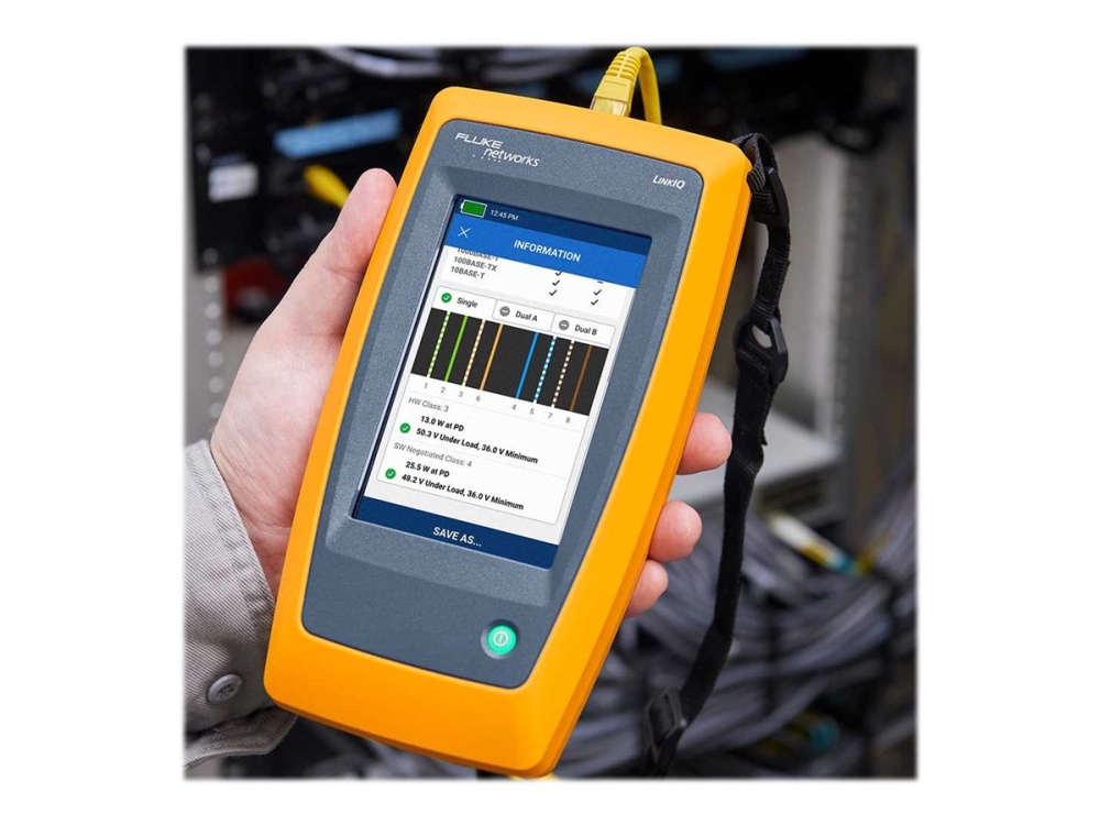 Fluke Networks Fluke Liq-kit Netværkskabeltester Poe Tester Grå, Gul