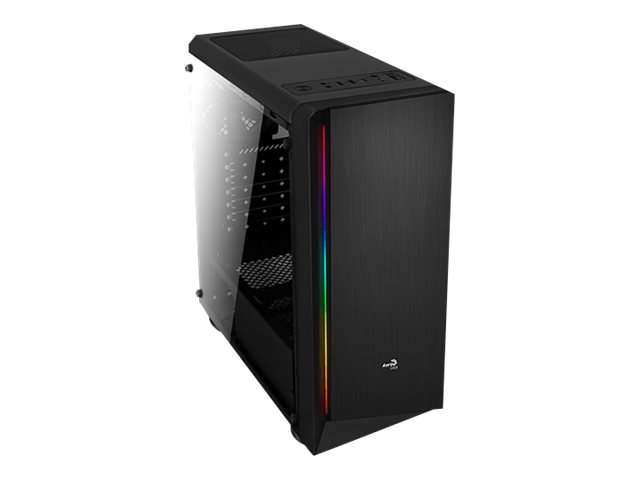 Aerocool Rift, Midi Tower, Pc, Schwarz, Atx, Micro Atx, Mini-Itx, Spcc, Gaming
