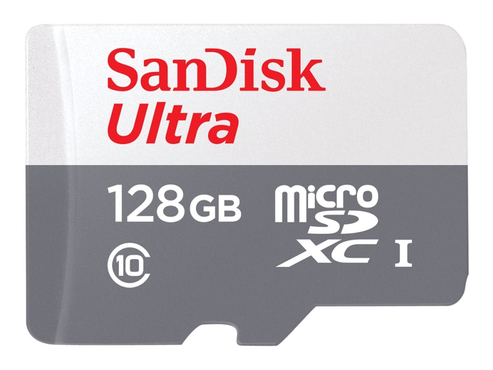 Sandisk Ultra - Flash-Speicherkarte (Microsdxc-Zu-Sd-Adapter Enthalten) - 128 Gb - Klasse 10 - Microsdxc Uhs-I