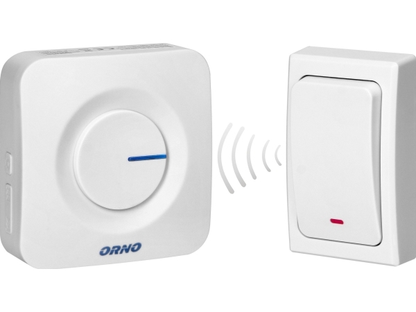Orno Funkklingel 230V~ Batterielos Ondo Ac Weiß (Or-Db-Mt-156/W)