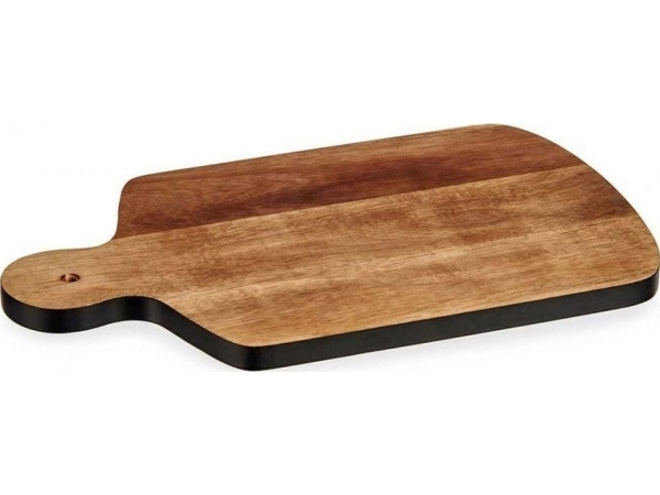 Bigbuy Home Schneidebrett Schwarz Braun Akazienholz (25,7 X 1,5 X 40 Cm)