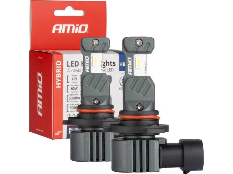 Led-Autolampen Hybrid Serie Hb4 9006 6000K Canbus 60W Amio-04118