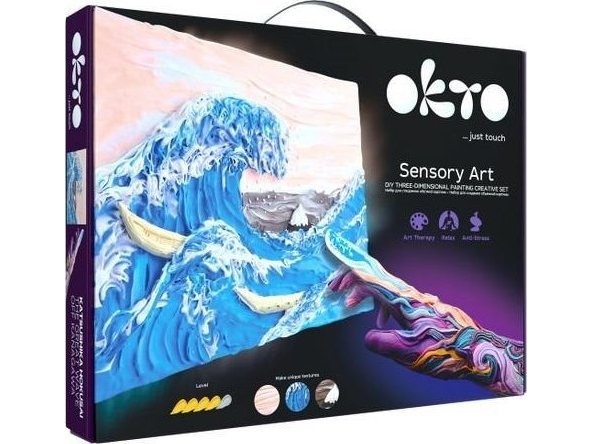 Creative set Big wave in Kanawaga / Big wave in Kanawaga 30x40cm 10004