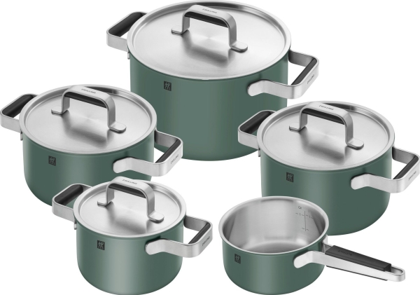 Zwilling Pure Kochgeschirrset 5-Tlg. 18/10 Grün (1028854)