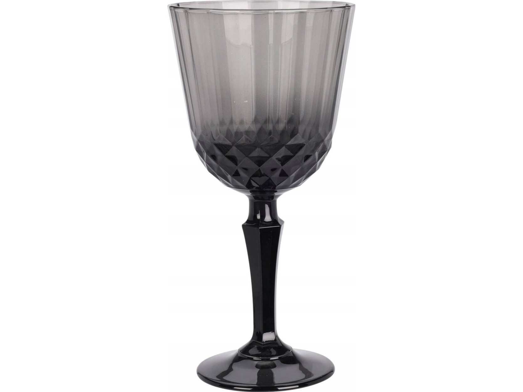 Excellent Houseware Vinglas af gråt glas, 310 ml