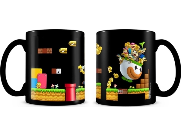 Pyramid Super Mario Gold Coin Rush Puodelis| Reaguojantis Į Karštį 315Ml