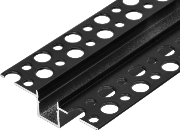 Orno Aluminiumprofil Für Led-Strips, 2000 X 55 X 13 Mm, Für Die Montage In Gipskarton, Schwarz