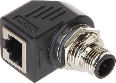 TST VINKELKRYDSNING M12D-W/RJ45-G