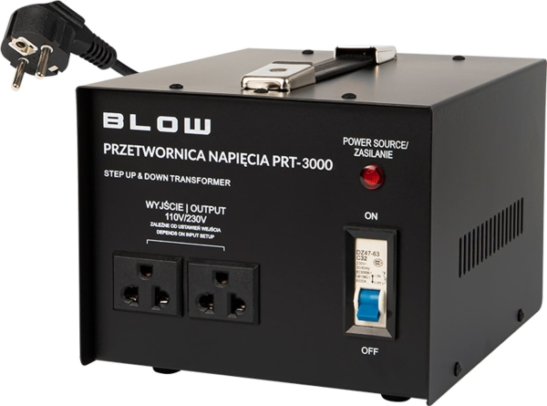 Blow 4455# omformer 230V ? 110V PR T-3000W