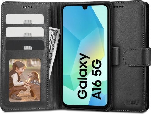 Tech-Protect TECH-PROTECT WALLET GALAXY A16 4G / 5G BLACK | Tele & GPS - Mobil tillbehör - Skydd & Väskor | GameStuff
