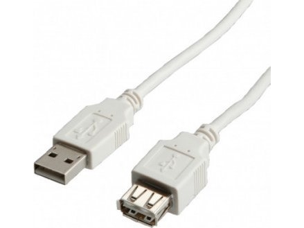 Usb-Kabel Secomp Usb-A Auf Usb-A 0,8 M Beige