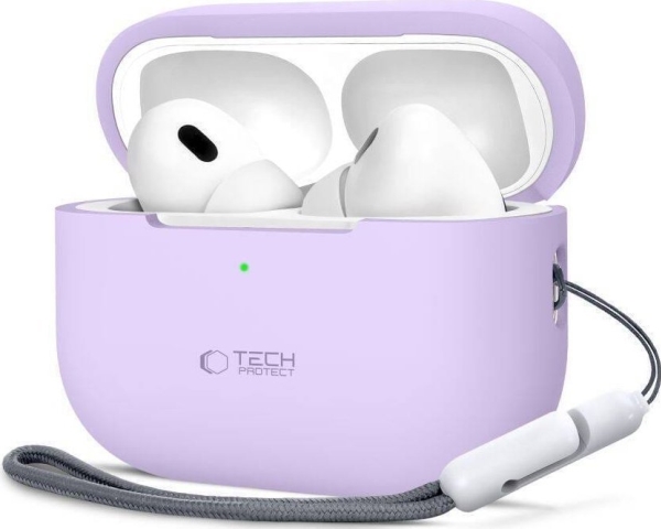 Tech-Protect silikonecover til APPLE AIRPODS PRO 1/2, lavendel