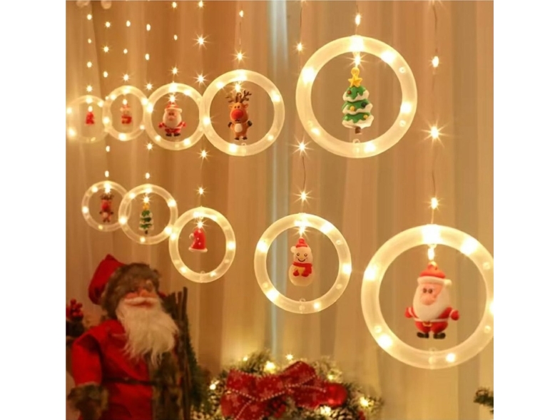 Julgransbelysning ATL DA324A LED 3 m kulor med figurer | Julen - För julgranen - Julgransbelysning | GameStuff