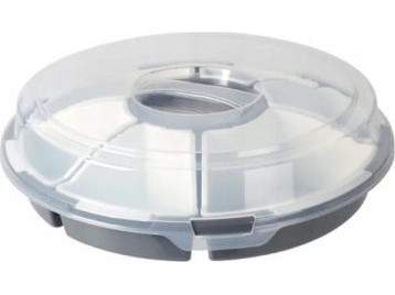 Koopman Snack serveringstallrik med lock 33 cm | Utomhus - Camping - Flaskor och vattenflaskor | GameStuff