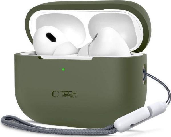 Tech-Protect Etui Apple Airpods Pro 1 / 2 Tech-Protect Silikon Olive Zielone