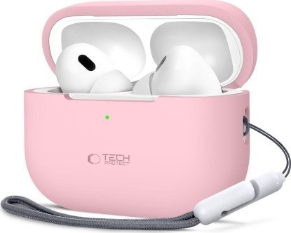 Tech-Protect silikoneetui til Apple AirPods Pro 1 / 2 Dusty Pink