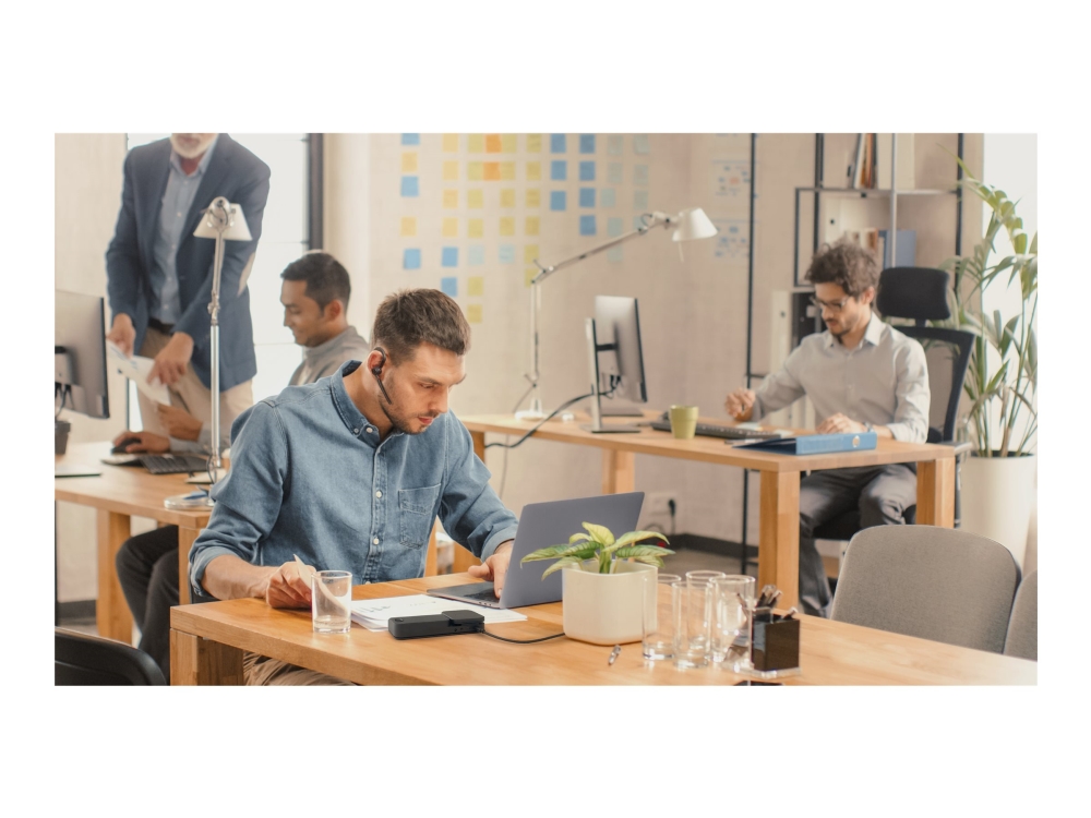 Yealink Bh71, Kabellos, Büro/Callcenter, 100 - 20000 Hz, 18 G, Kopfhörer, Schwarz