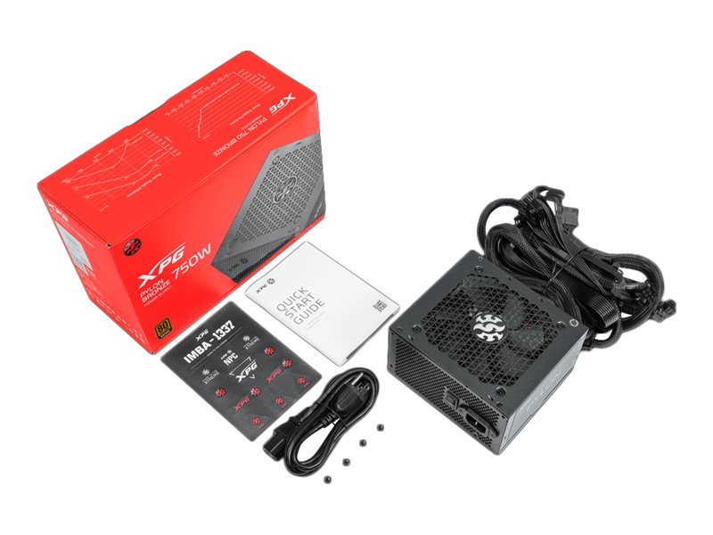 Xpg Pylon - Strømforsyning (Intern) - Atx12v 2.52 - 80 Plus Bronze - Ac 90-264 V - 550 Watt - Europa