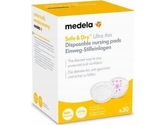 Medela Safe y Dry Ultra Thin Disposable įklotai į liemenėlę 30 vnt