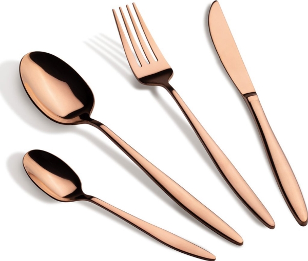 Berlinger Haus Bestik Sæt 24 Dele Bh-3062 Polysk Rose Gold